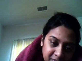 Chubby amateur Desi Debs brags of her big boobies