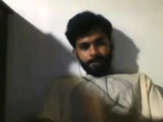 Big-Cock Indian Guy Jerks Off on Webcam