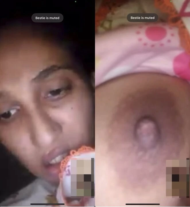 Cute Gf showing her nude to bf on video call