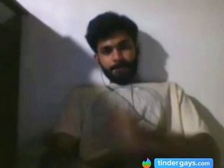 Big-Cock Indian Guy Jerks Off on Webcam