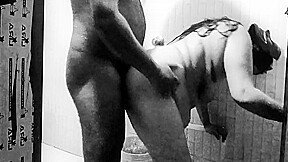 Husband Sucks Wife In The Bathroom And Wipes Her Pussy